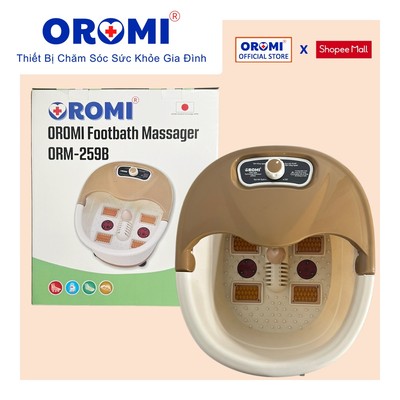 Máy ngâm chân massage OROMI ORM-259B - Bồn mát-xa chân hồng ngoại có sục khí
