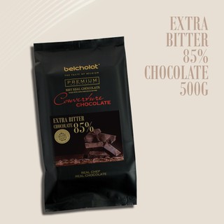 Socola Đen Couverture Belcholat Extra Bitter 85% Cacao 100% Bơ Cacao Làm Bánh Ganache Bonbon
