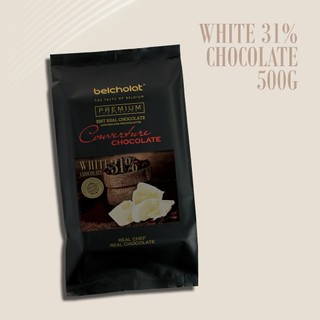 Socola Trắng White Chocolate Belcholat 31% Bơ Cacao Làm Bánh Ganache Bonbon Phủ Bánh Drip cake tạo hình