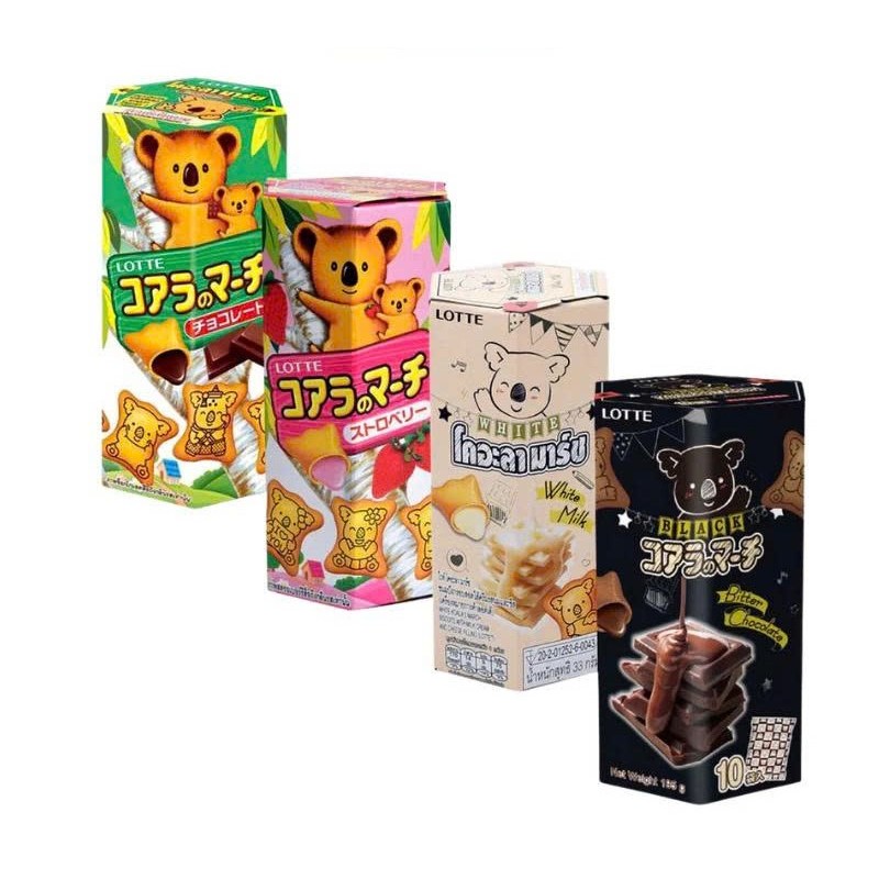 Bánh Gấu Lotte Koala's March Đủ Vị (Lốc 6 hộp)