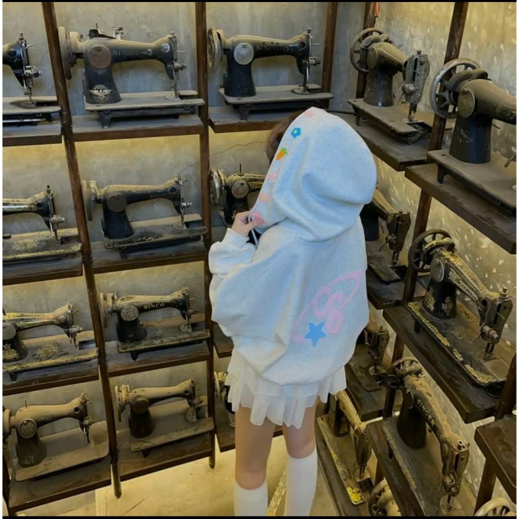 Áo Khoác Boxy Over Icon Owner_Áo Hoodie Zip in Chữ Nổi Kiểu Unisex From Rộng Cotton Nỉ Bông Nón 2 Lớp To Nam Nữ | BigBuy360 - bigbuy360.vn