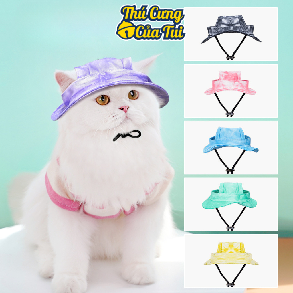 Mũ Nón Tai Bèo Cho Thú Cưng Chó Mèo Che Nắng - Thú Cưng Của Tui