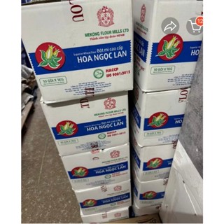 Bột mì hoa ngọc lan thùng 10kg (1 thùng gồm 10 gói)