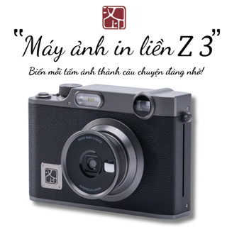 Máy Chụp Ảnh Lấy Liền HPRT Z3 In ảnh từ điện thoại 300 DPI Bluetooth 5.2 Phong cách Vintage