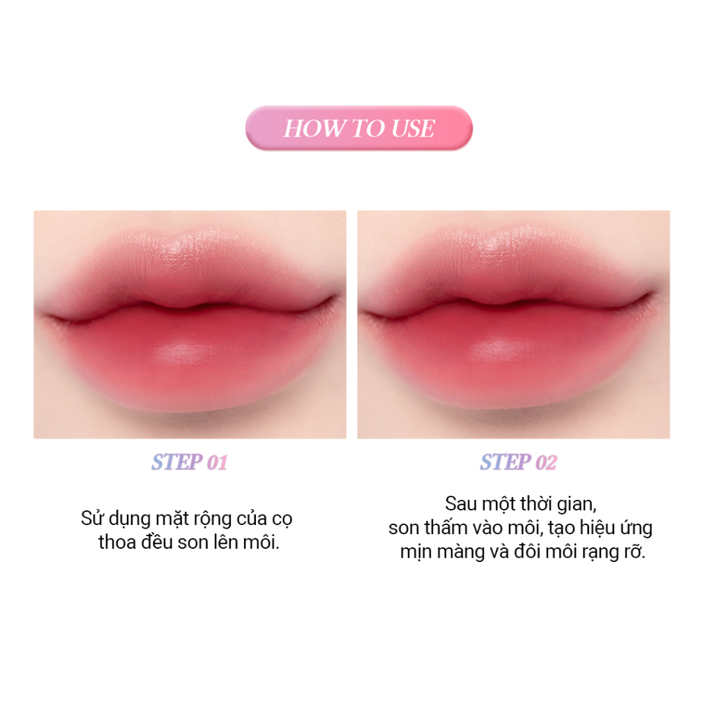 [FORENCOS] Son Tint Siêu Lì Hiệu Ứng Xăm Môi Lip Tattoo Soak Tint 13 Màu | BigBuy360 - bigbuy360.vn