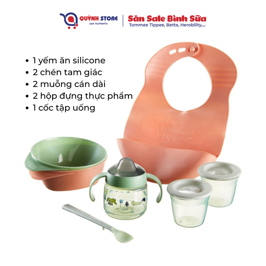 Bộ dụng cụ ăn dặm Tommee Tippee 8 món