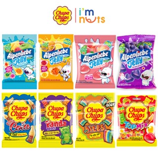 Kẹo dẻo Chupa Chups hương trái cây và Alpenliebe Jelly đủ vị 24g