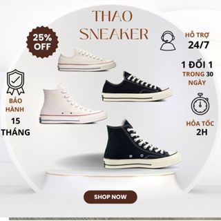 Giày Sneaker CV  Taylor 1970s, Giày Thể Thao CV 1970 Cổ Cao Thấp Full Box (CÓ HỖ TRỢ ĐỔI SIZE) Bản S.Cấp Trung