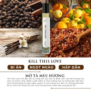 Tinh dầu nước hoa CODEDECO 10ml dạng lăn mùi tùy chọn