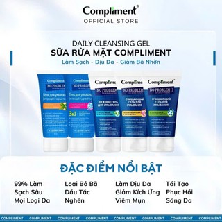 Gel Rửa Mặt Giảm Mụn Compliment No Problem 200ml