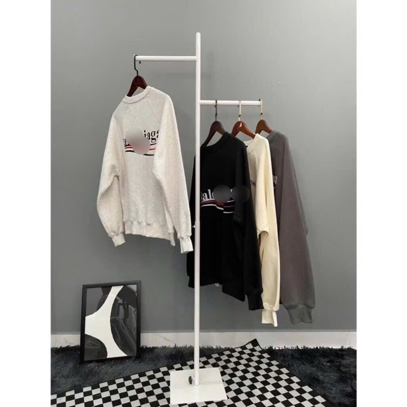 Áo Sweater Balen Sóng Nỉ Bông Cotton Full form unisex UT