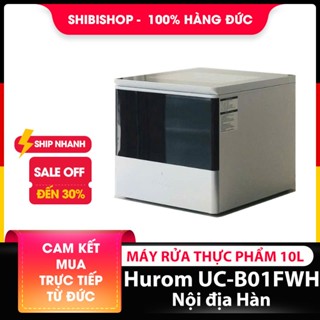 Máy rửa thực phẩm Hurom UC-B01FWH 10L, nội địa Hàn, công nghệ làm sạch ba lần, sạch vượt trội