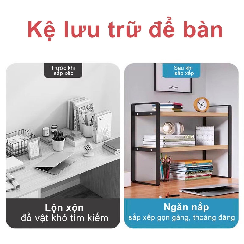 Bali Kệ Để Sách Vở Trên Bàn Học Giá Sách Để Bàn Bàn Decor Bàn Làm Việc Để Trên Bàn Làm Màn Hình Kệ Lưu Trữ | BigBuy360 - bigbuy360.vn