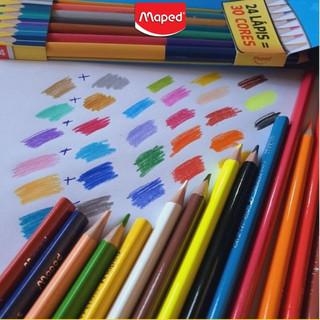 Hộp Bút Chì Màu Color'Peps Star Maped - Pháp 36 Màu, An Toàn, Thương Hiệu Pháp, SKU:832017  [Chính hãng]