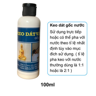 100ml Keo Dát Vàng Gốc Nước, Keo Dát Tượng Vàng, Phào Chỉ Thạch Cao