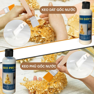 100ml Keo Dát Vàng Gốc Nước, Keo Dát Tượng Vàng, Phào Chỉ Thạch Cao