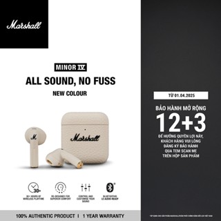 Tai Nghe Marshall Bluetooth Truewireless MINOR IV - Bảo Hành Chính Hãng ASH