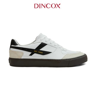 Giày Da Sneaker Nam Nữ DC39 Oreo Dincox Shoes Đế Bằng - Microfiber Leather