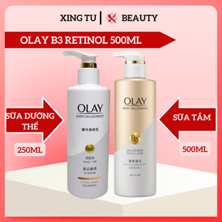  Dưỡng thể OLAY B3 RETINOL Sữa Tắm Olay B3 Retinol Trắng Da Dưỡng ẩm Toàn Thân Ngừa Lão Hóa 250ML - XIngtu Beauty 