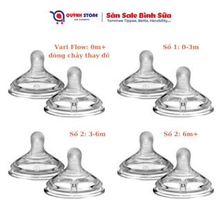  Núm ty siêu mềm tự nhiên Tommee Tippee  Núm Á  