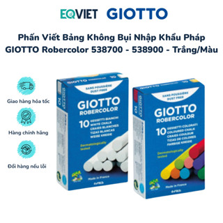  Phấn Viết Bảng Không Bụi Nhập Khẩu Pháp GIOTTO Robercolor 538700 - 538900 - Trắng Màu 