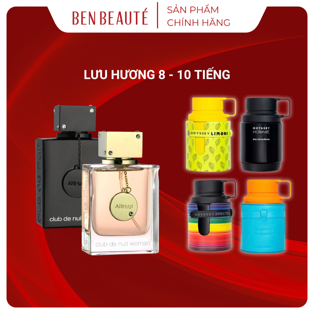 Nước hoa Armaf Club de Nuit Odyssey Lưu Hương 8-10 Tiếng