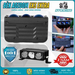  Aozoom EX3 Đèn Bi Cầu Mini Aozoom EX3 Extra 95W Chính Hãng Nhỏ Gọn Cho Xe Máy Và Ô Tô - BH 2 Năm 