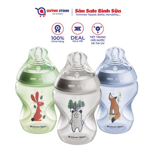  Bình sữa Tommee Tippee mẫu Woodland - núm Âu số 1 