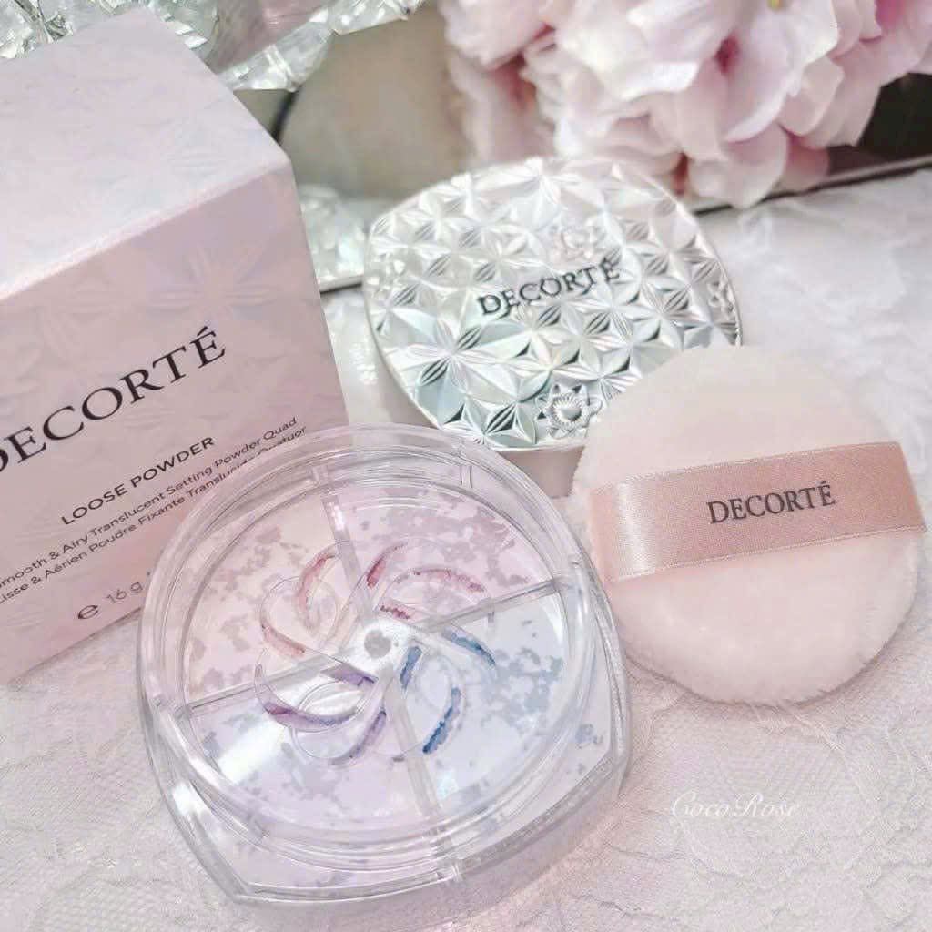 Phấn phủ bột Decorte Loose Powder (Bản Mới Nhất) | Phấn phủ mỏng, mịn, trong veo