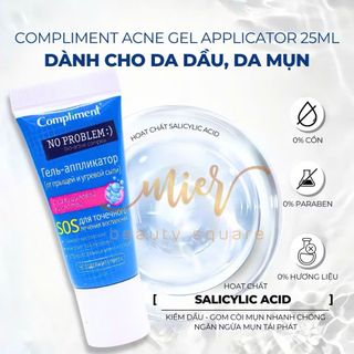 Gel Chấm Mụn Compliment SOS No Problem AHA - BHA - PHA 25ml