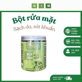  Bột rửa mặt thảo dược Hạnh sinoo - Sạch mịn kiềm dầu giảm mụn đầu đen - Thuần thiên nhiên Handmade by Hạnh 