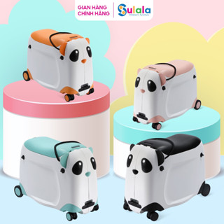 Vali SUNNY PANDA-PA01 cho bé tích hợp ghế ngồi - xe kéo chịu lực cao