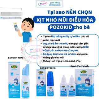 Xịt mũi vệ sinh hàng ngày cho bé khi nằm điều hoà - Dạng nhỏ cho bé sơ sinh