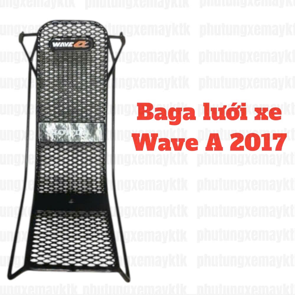 Baga lưới phong cách Thái cho wave a 2017 – tiện lợi, chắc chắn, nâng tầm ngoại hình xe 0BDCN