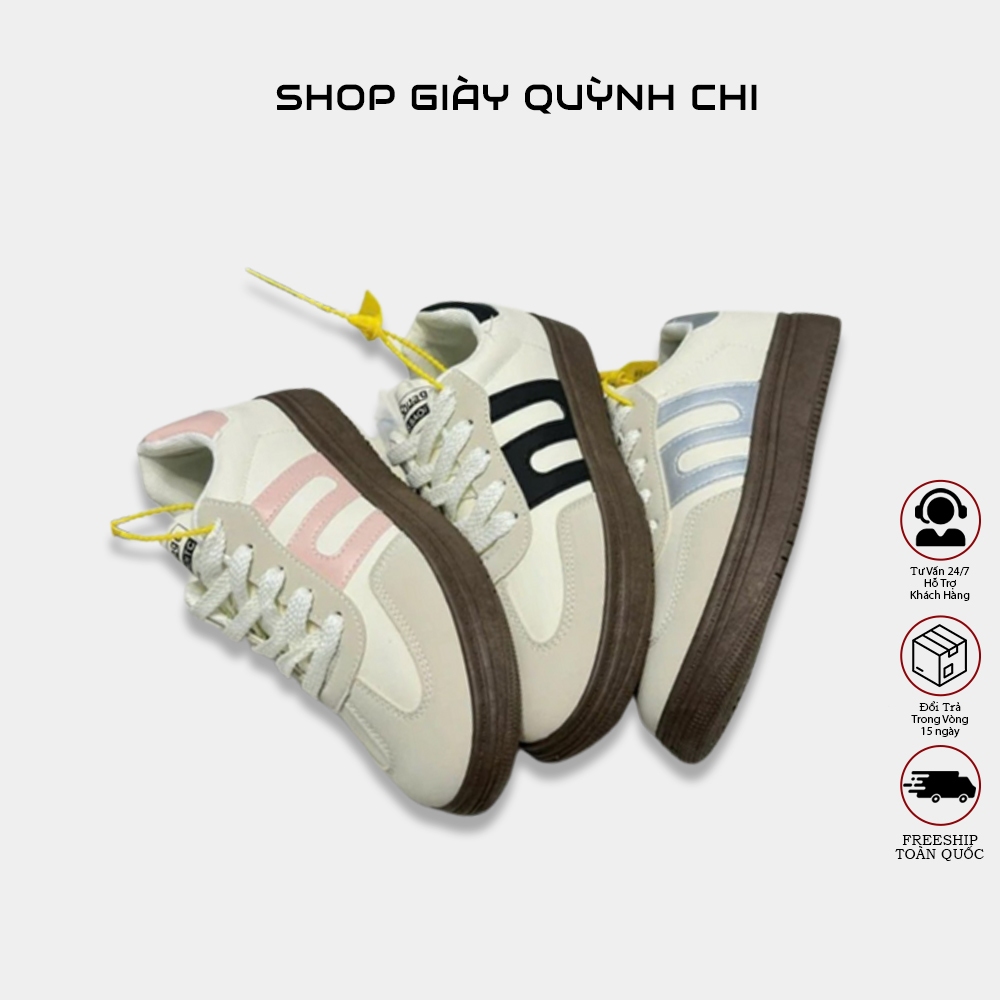 Giày Thể Thao Nữ COMMI Đế Bệt Êm Nhẹ – Sneaker Nữ Basic, Thời Trang, Dễ Phối Đồ, Đi Học, Đi Chơi, Đi Làm [Tăng 1 size]
