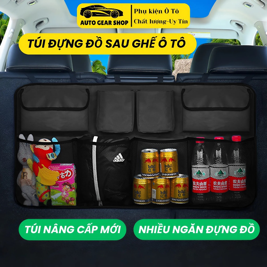 Túi Đựng Đồ Ô Tô Nhiều Ngăn Dung Tích Lớn