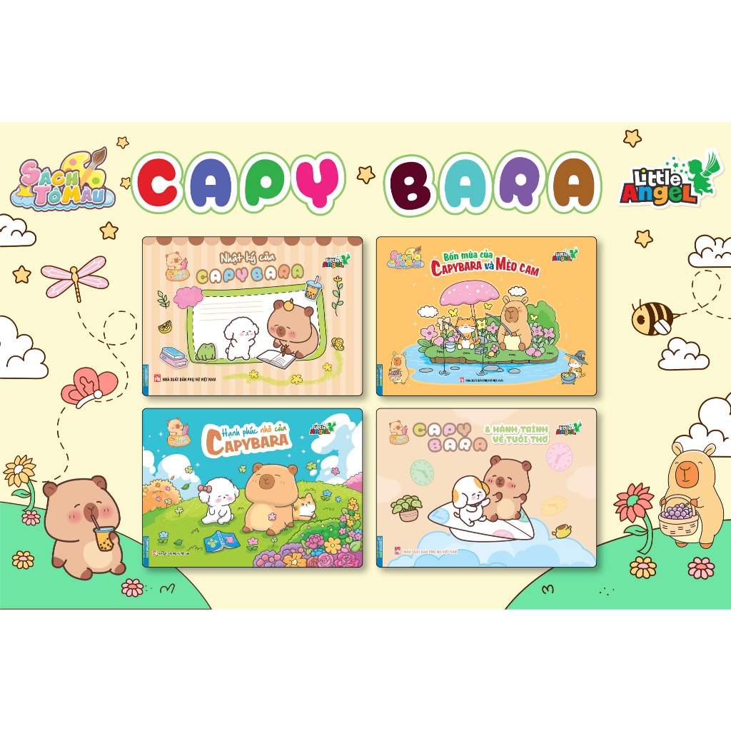 Sách tô màu healing