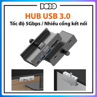 Bộ Hub USB 3.0 hub mở rộng vỏ nhôm kẹp bàn kẹp màn hỗ trợ USB USB-C thẻ nhớ SD TF DoDo Gear