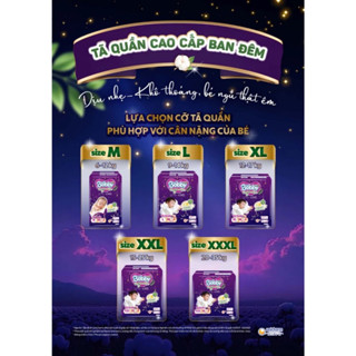 COMBO 2 BỊCH TÃ QUẦN CAO CẤP BOBBY ORGANIC BAN ĐÊM  -SP MỚI CTY DIANA UNICHARM NHẬT BẢN