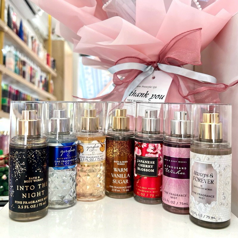 [AUTH MỸ] XỊT THƠM BODYMIST MINISIZE 75ML - BATH & BODY WORKS