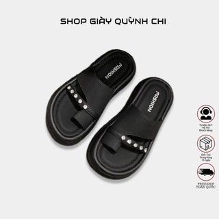 Dép Xỏ Ngón ANGEL Đi Biển Đế Cao 4CM – Tiệm Giày Quỳnh Chi 304 [FULLBOX]