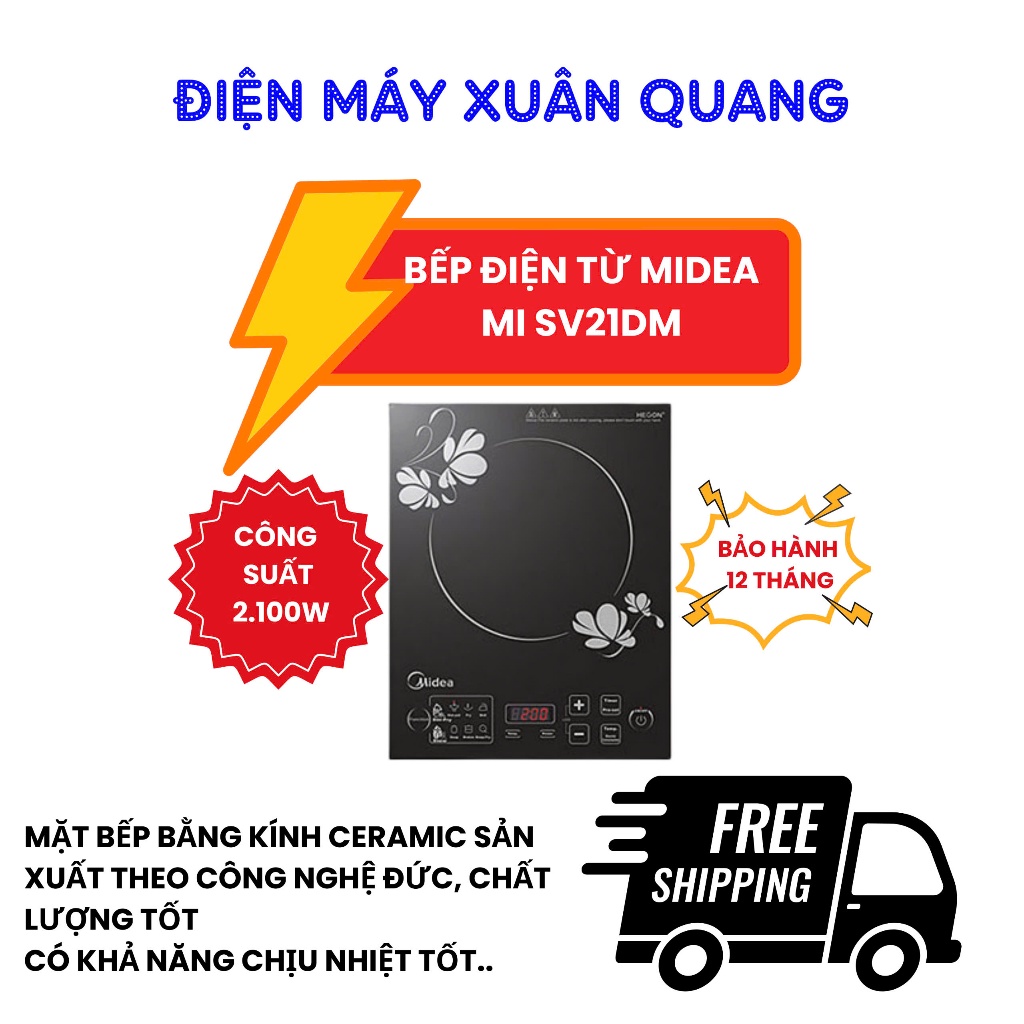 Bếp Điện Từ Midea MI-SV21DM