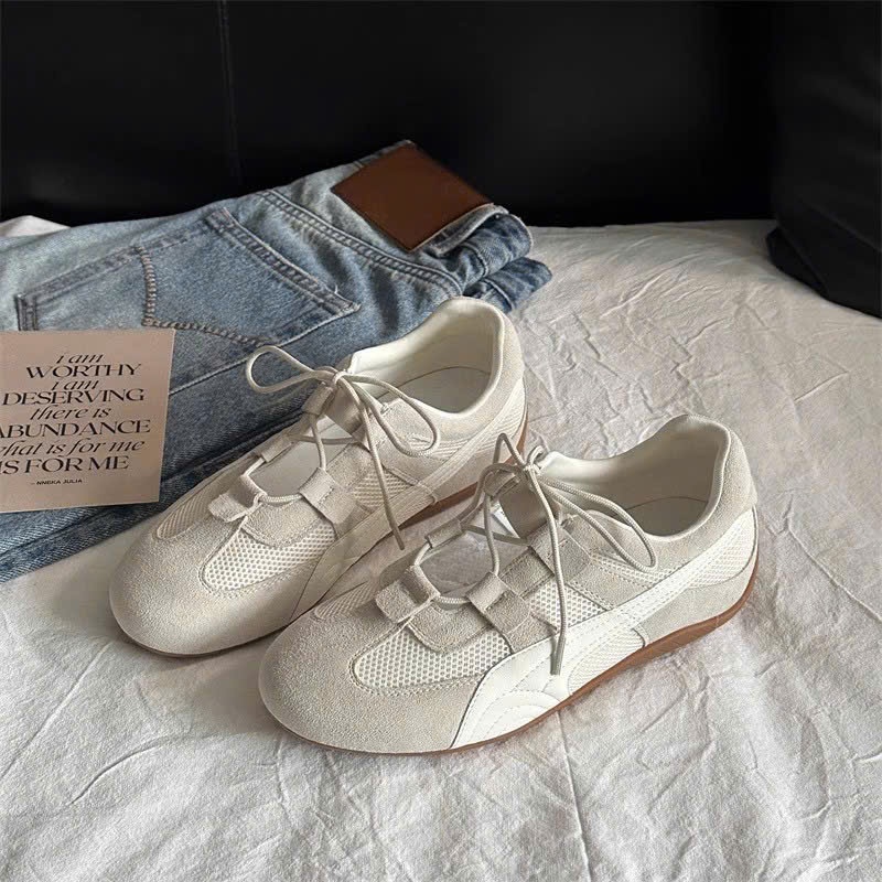 (TẶNG DÂY REN) Giày thể thao nữ da lộn QCCC thêu họa tiết xinh xắn SOPA fullbox  shoes sneaker | BigBuy360 - bigbuy360.vn