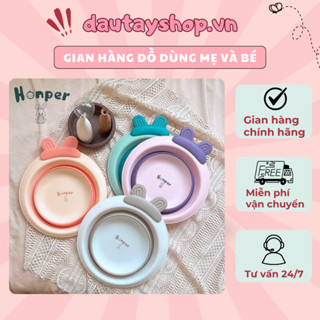Chậu rửa mặt gấp gọn Honper hình thỏ - Chậu Đa Năng Cho Bé