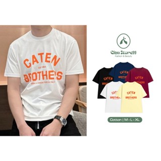 Áo Thun Unisex Nam Nữ Caten Brother Phong Cách Boy Phố Cực Chất, Vải Cotton Giữ Form Dáng Cực Tốt