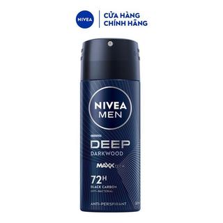 [GIFT] Xịt Ngăn Mùi NIVEA MEN Deep Darkwood Than Đen Hoạt Tính (50 ml) - 80025