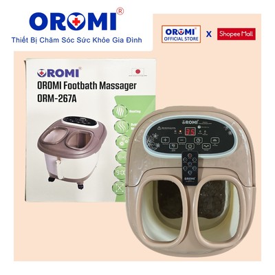 Máy massage chân tự động cao cấp OROMI ORM-267A - Bồn ngâm chân mát-xa hồng ngoại điều khiểu từ xa