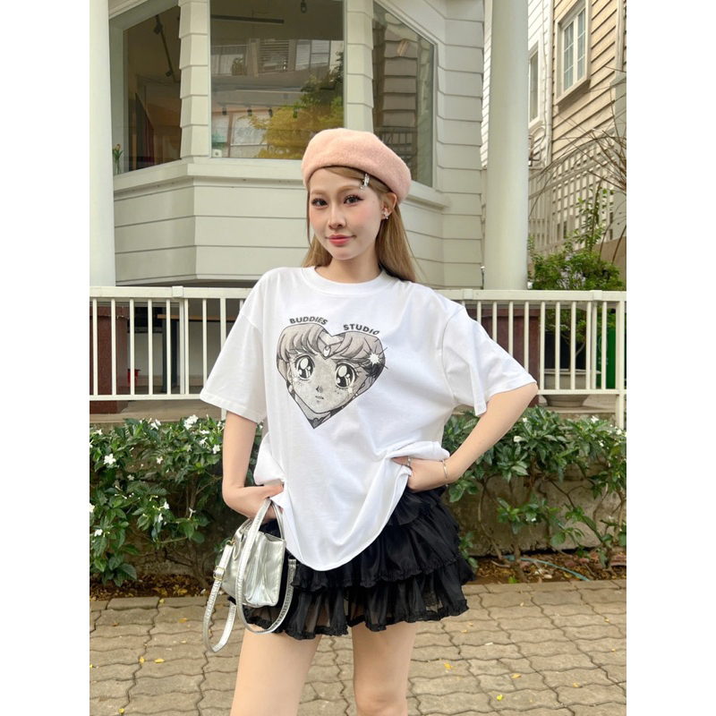 BUDDIES | Dona Skirt | Váy ren tầng có lót viền ren xinh | BigBuy360 - bigbuy360.vn