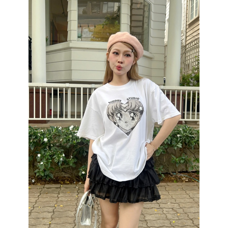 BUDDIES | Dona Skirt | Váy ren tầng có lót viền ren xinh | BigBuy360 - bigbuy360.vn