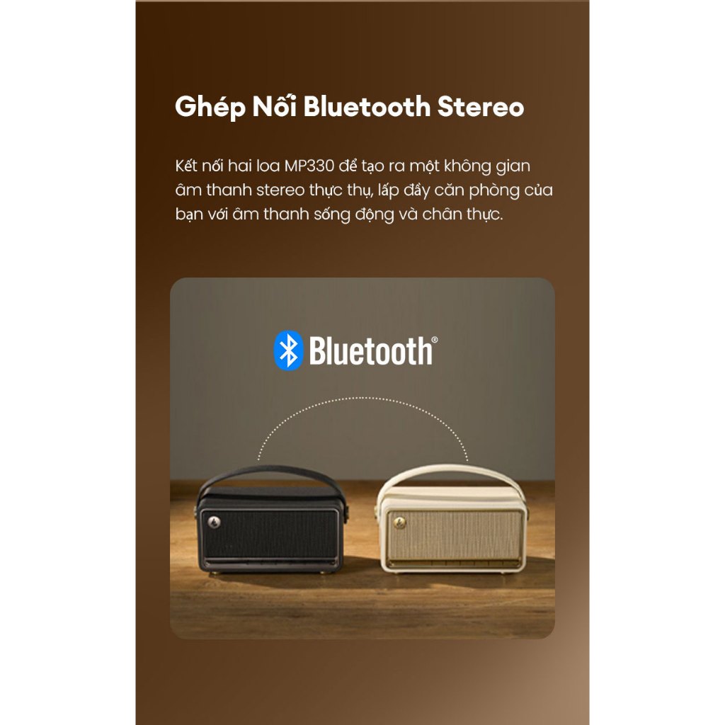 Loa Bluetooth EDIFIER MP330 | Công Suất 40W | Thời Gian Sử Dụng Đến 19H | Âm Thanh 360 | Bảo Hành 15 Tháng | BigBuy360 - bigbuy360.vn